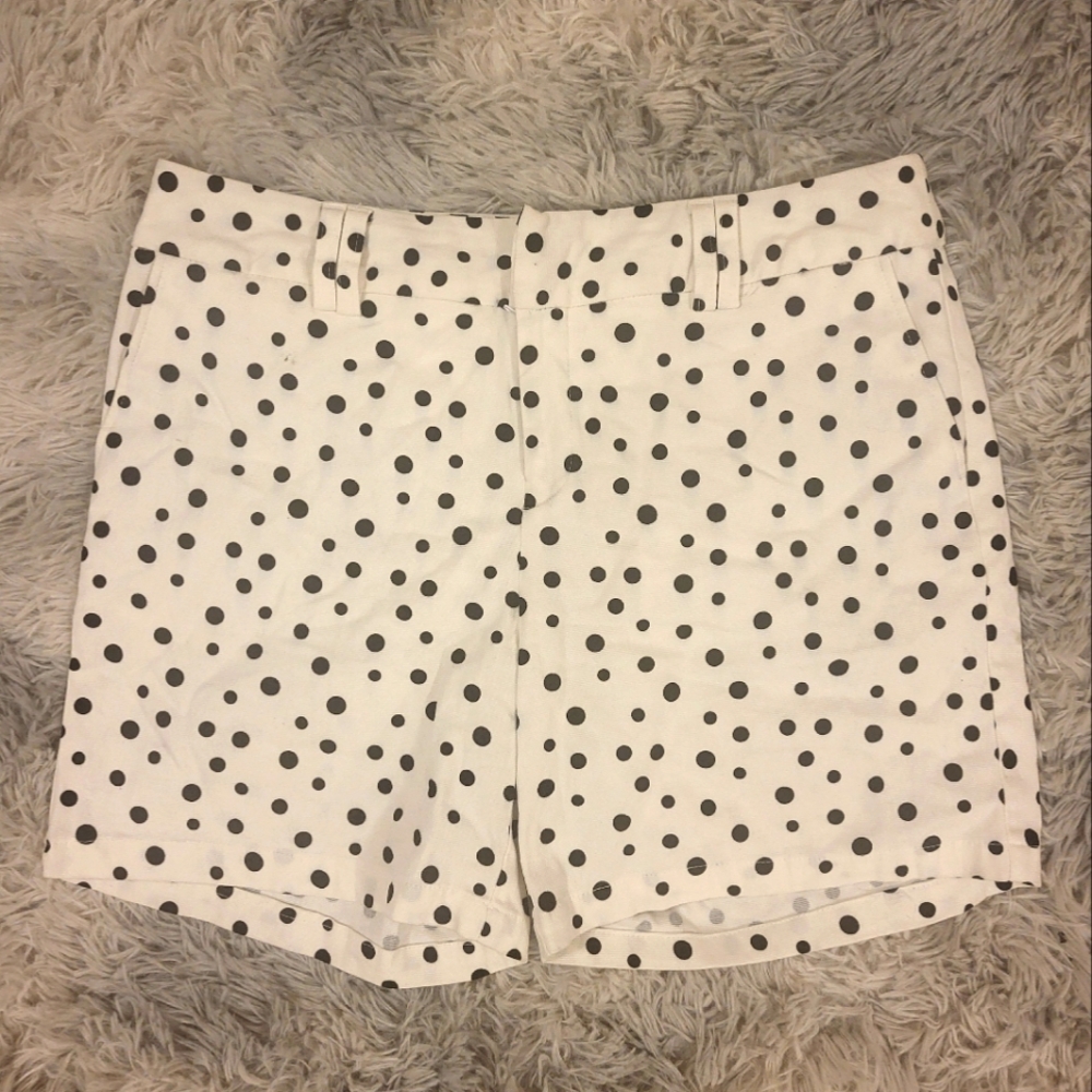 Jennifer and Grace polka dot shorts